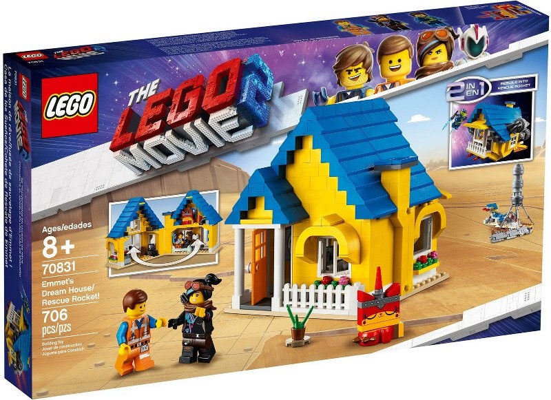 Lego Movie 70831 Emmets droomhuis/reddingsraket, Overige thema's, Lego, Nieuw, Ophalen of Verzenden