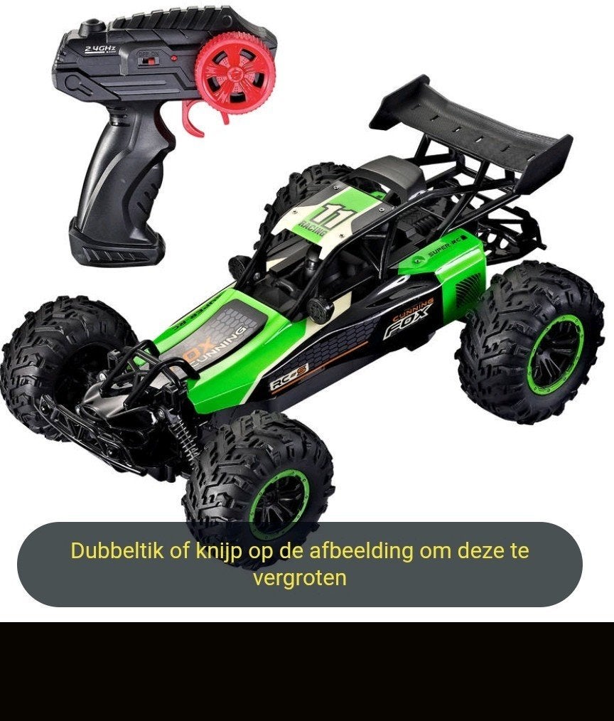 Rc bestuurbare auto voor beginners 3-6jaar ca 10km/u, Ophalen, Zo goed als nieuw