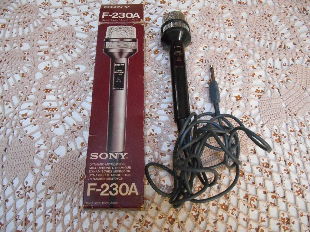sony microfoon F-230A, Muziek en Instrumenten, Microfoons, Ophalen, Zo goed als nieuw, Overige typen
