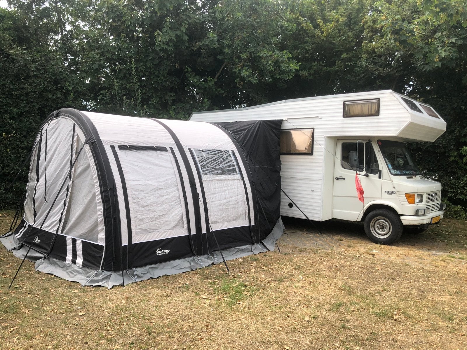 Te koop: oldtimer camper belastingvrij, Alkoof, Particulier, Mercedes, Tot en met 5