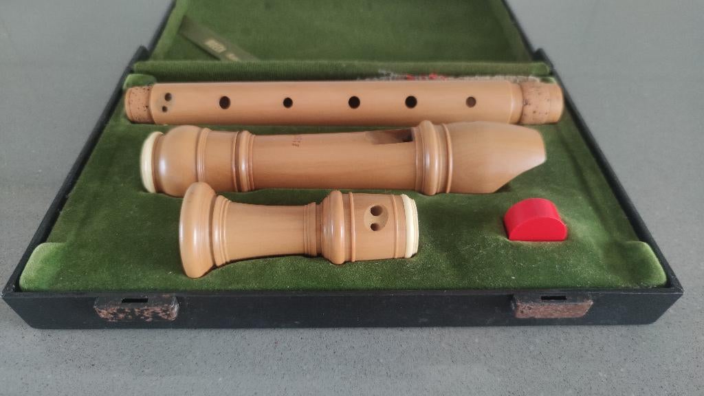 Moeck Altblokfluit, Muziek en Instrumenten, Blaasinstrumenten | Blokfluiten, Ophalen, Gebruikt, Alt, Met koffer, hoes of etui