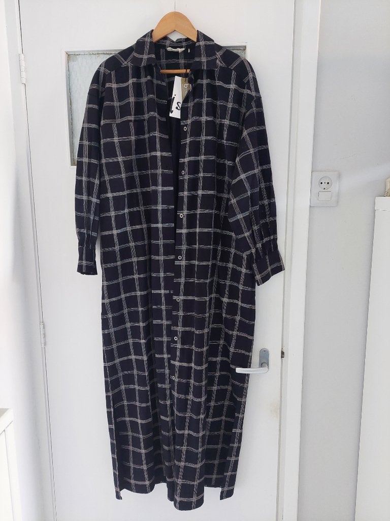 NIEUW lange jurk blouse whatever maat xxl 44 46 isay, Isay, Zwart, Maat 46/48 (XL) of groter, Nieuw