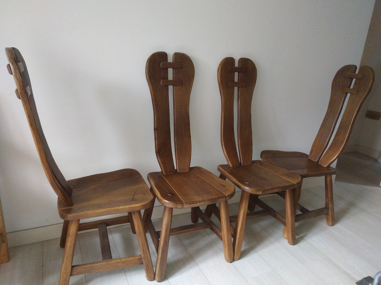 Vintage De Puydt Stoelen met papieren., Ophalen
