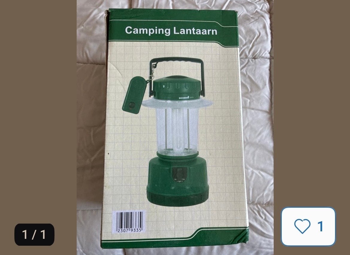 Nieuwe Camping Lantaarn - Ideaal voor Outdoor Avonturen, Ophalen of Verzenden, Nieuw, Batterij