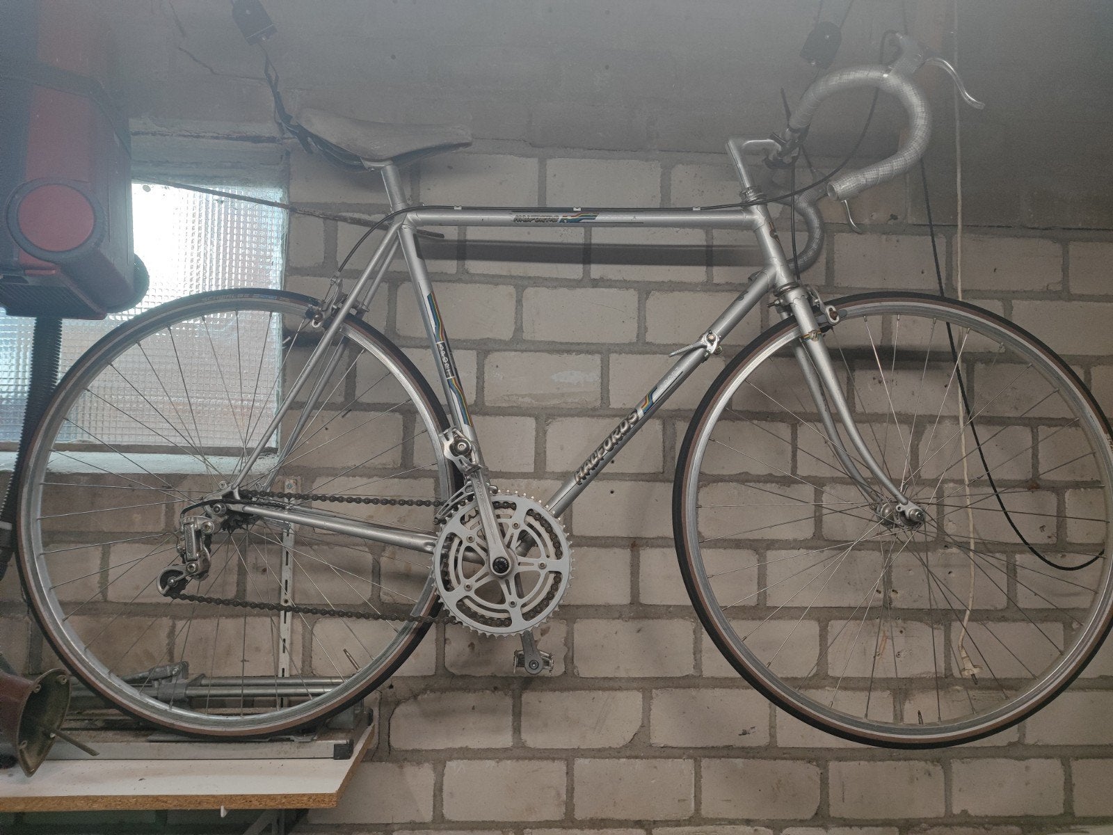 Halfords racefiets - Klassiek model, 28 inch, Gebruikt, Ophalen, Overige merken