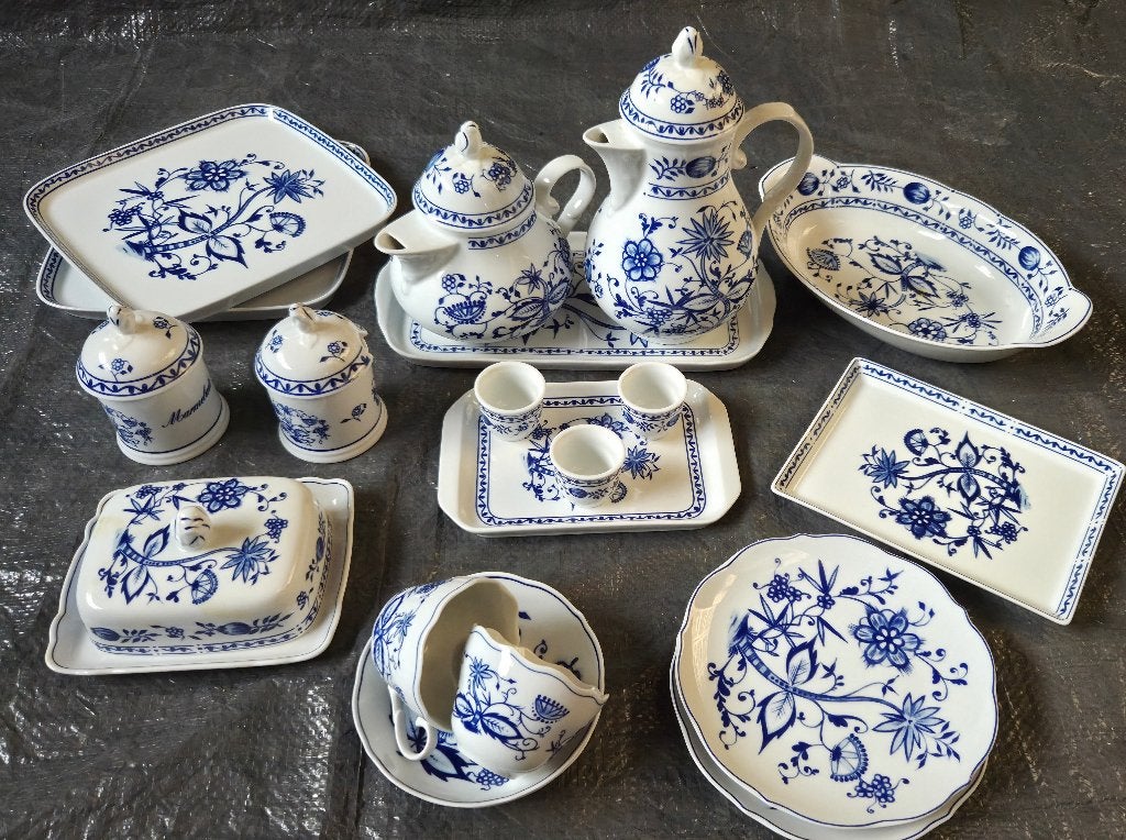Triptis zwiebelmuster servies, Antiek en Kunst, Ophalen