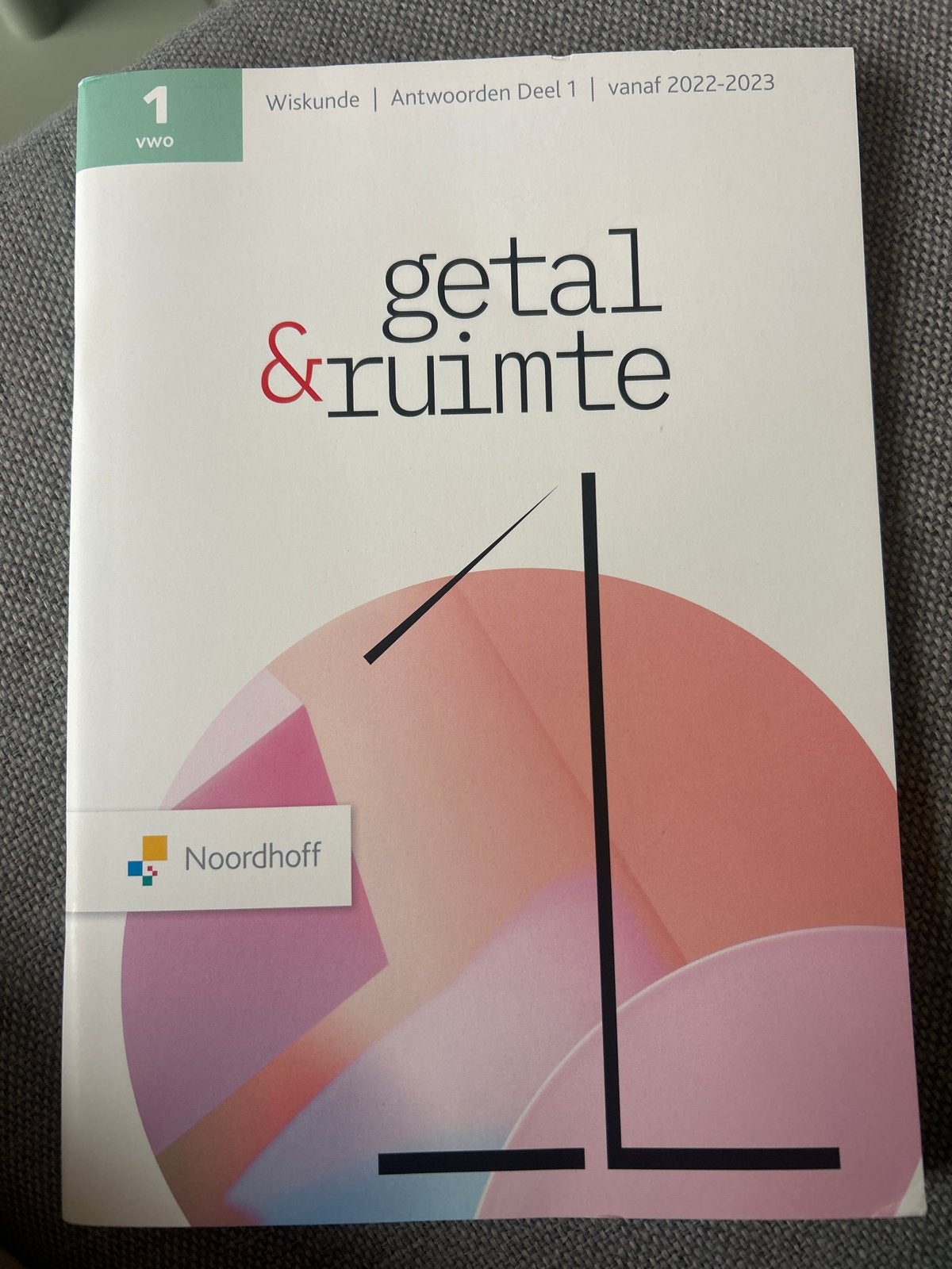 Getal & Ruimte 1 VWO Antwoorden Deel 1 (2022-2023), Ophalen of Verzenden, Nieuw, VWO, Wiskunde A