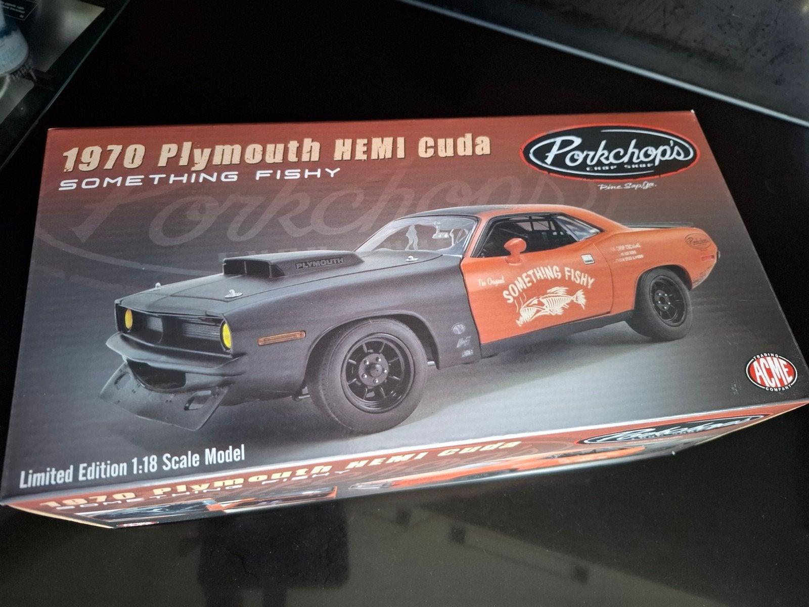 Acme 1:18 Plymouth Hemi Cuda Something Fishy' Limited Editio, Ophalen of Verzenden