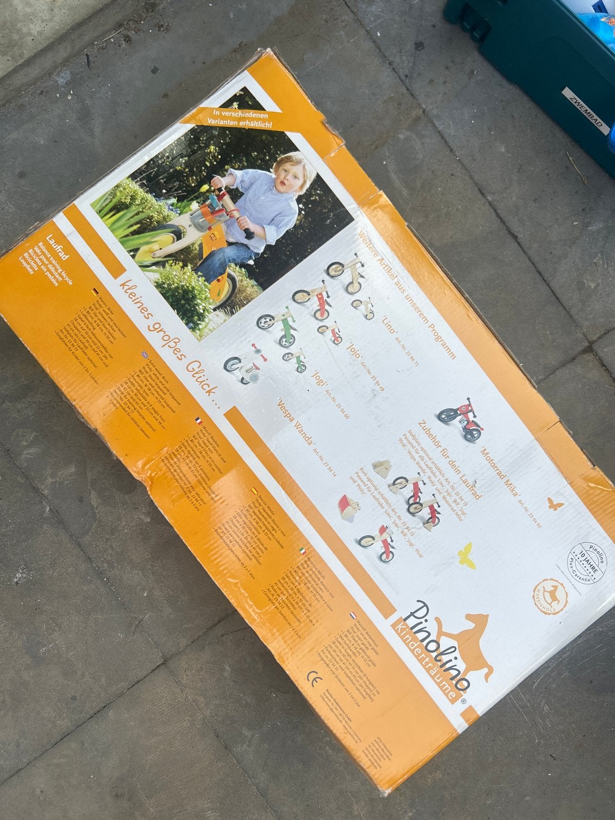 Pinolino Loopfiets Zwart - Nieuw in doos!, Ophalen of Verzenden, Nieuw