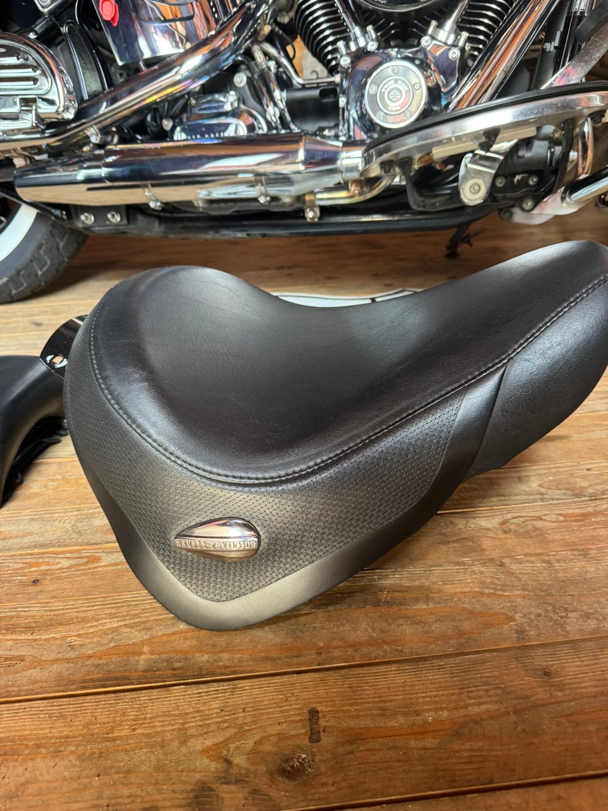 Harley Davidson Heritage Softail zadel, Ophalen, Gebruikt