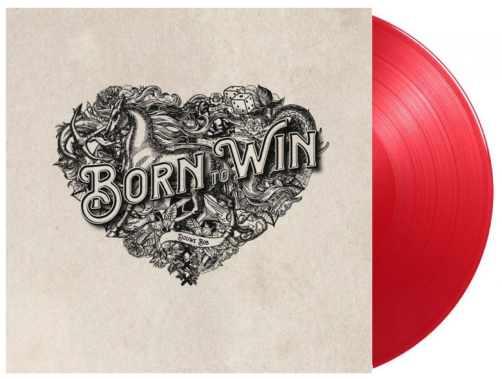 Vinyl LP Douwe Bob Born To Win To Lose RED GESIGNEERD ZGAN, Ophalen of Verzenden, Zo goed als nieuw, 12 inch