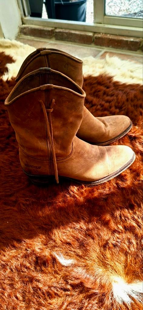 Sendra Cowboylaarzen - Bruin Leer, Kleding | Dames, Schoenen, Gedragen, Lage of Enkellaarzen, Bruin, Ophalen of Verzenden