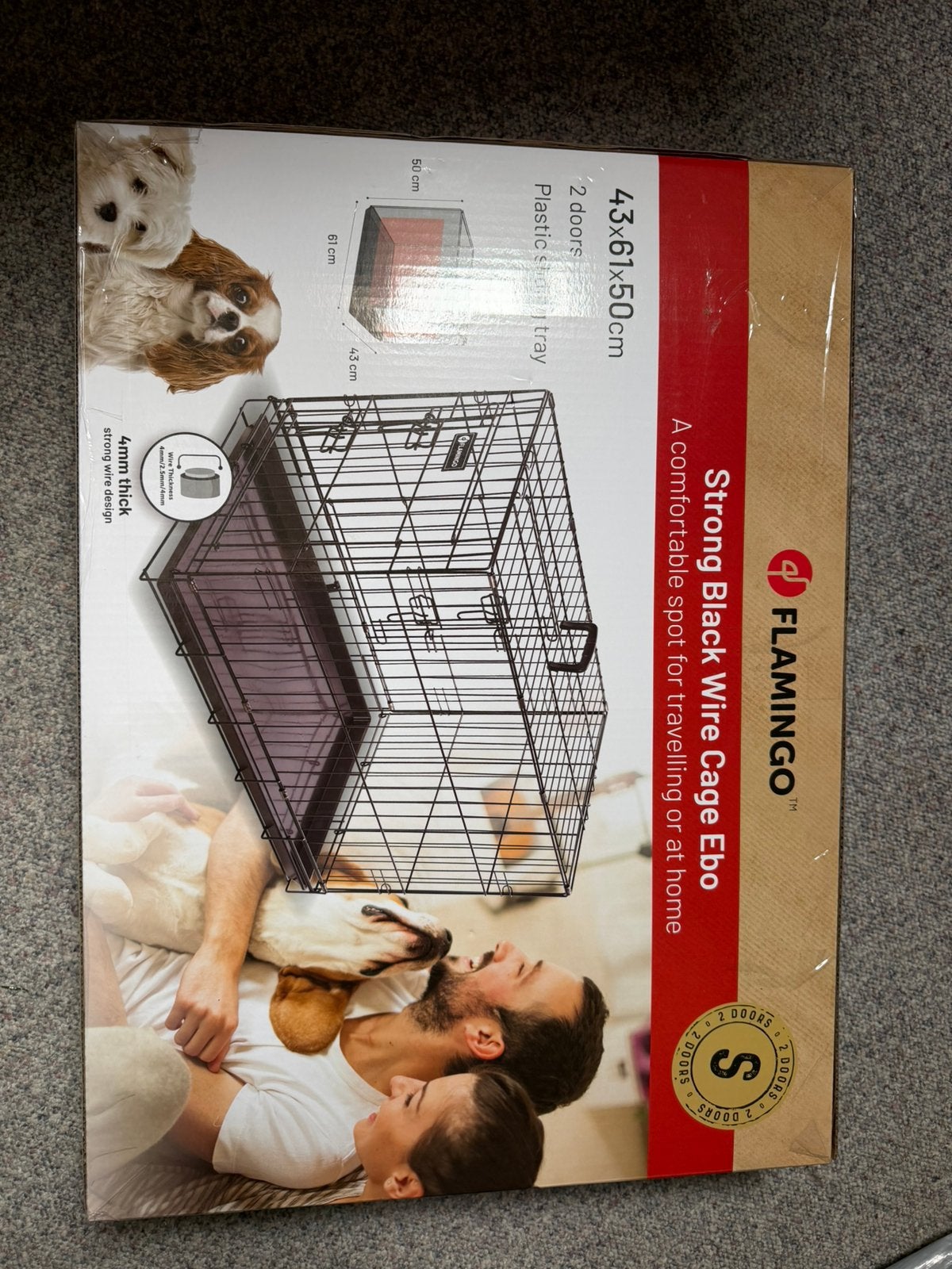Honden bench, Dieren en Toebehoren, Ophalen, Zo goed als nieuw