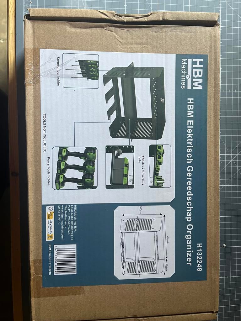 HBM Elektrisch Gereedschap Organizer - Nieuw in doos, Ophalen, Zo goed als nieuw