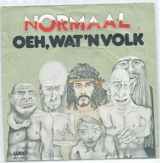 Normaal- Oeh, wat 'n Volk, 7 inch, Ophalen of Verzenden, Zo goed als nieuw, Beschermende buitenhoes