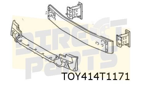 Toyota Prius (6/09-9/21) (ZVW) 1/12- voorbumperbalksteun Lin, Verzenden, -, Nieuw, Toyota