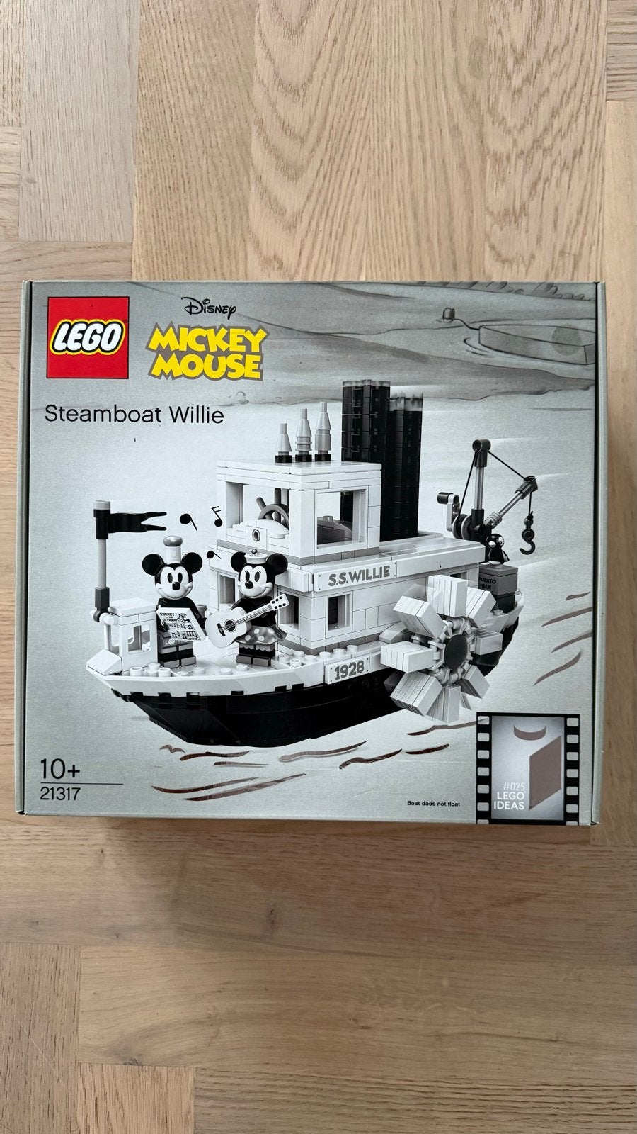 LEGO 21317 Steamboat Willie Disney Mickey Mouse NIEUW, Lego, Nieuw, Ophalen of Verzenden, Disney