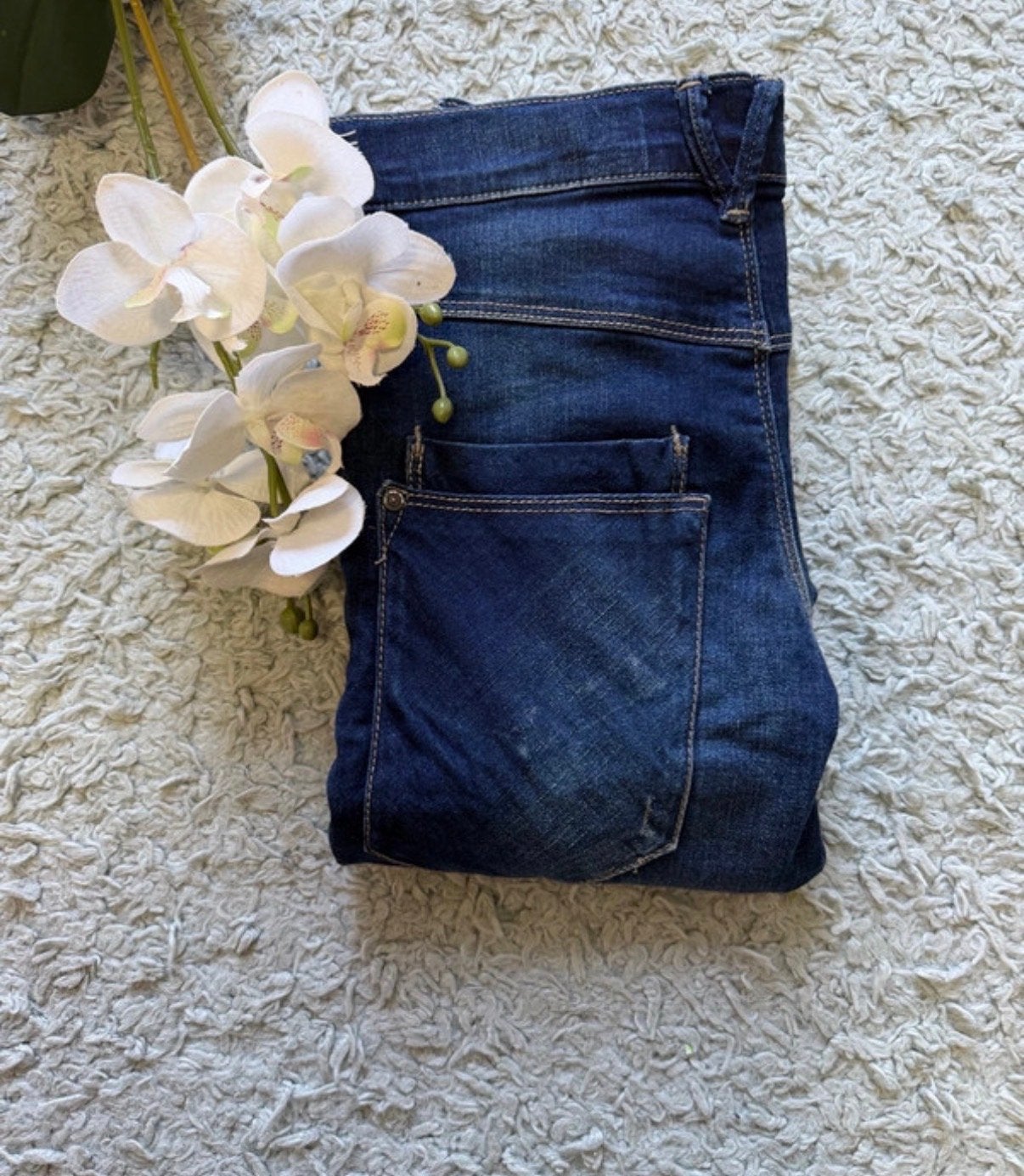 Zeer nette staat, blauwe skinny jeans van Name It, maat 158, Ophalen of Verzenden, Zo goed als nieuw, Jongen, Broek