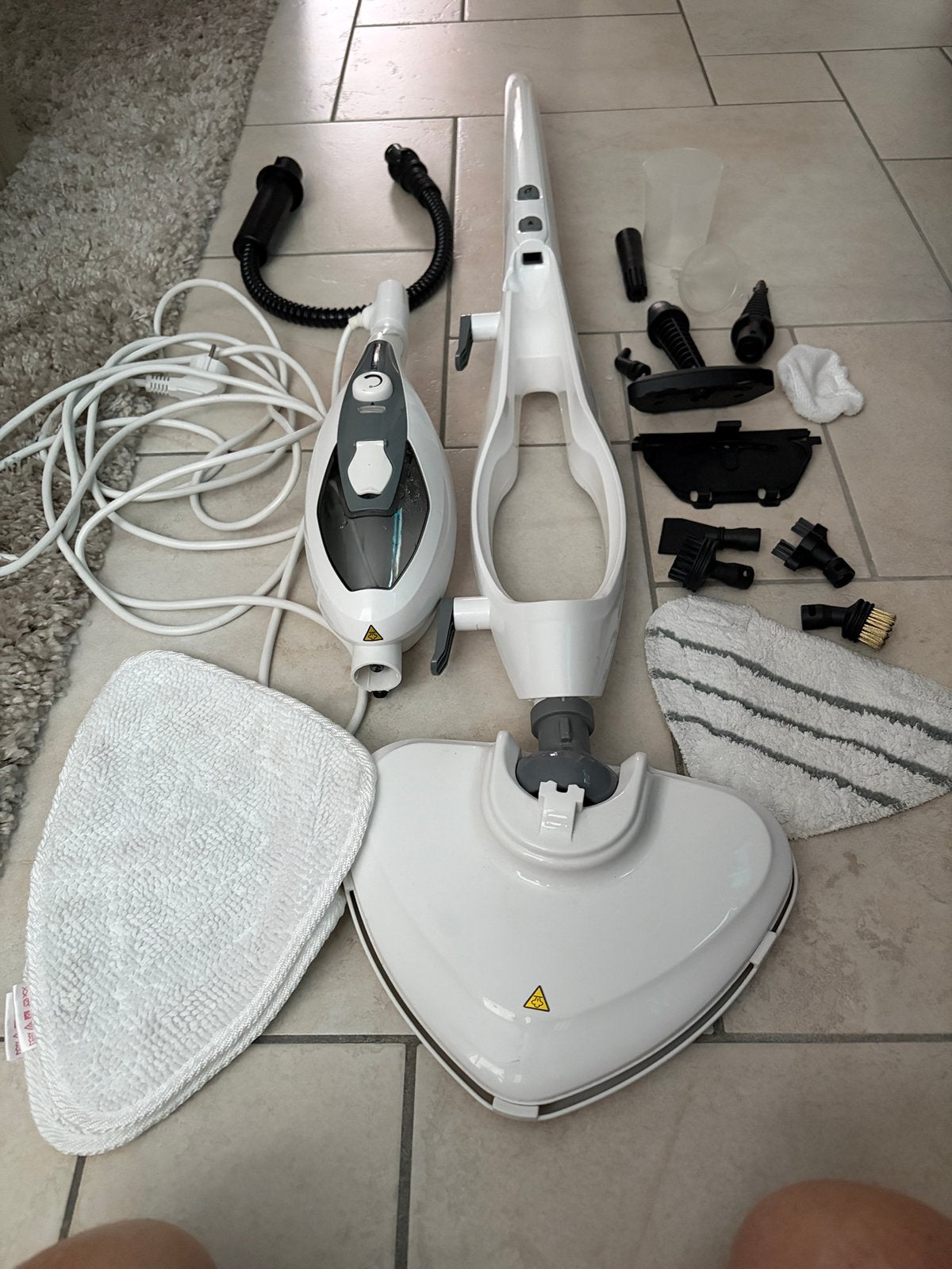 Silvercrest steam mop & Handheld steam cleaner SDM 1500 D2, Ophalen, Zo goed als nieuw