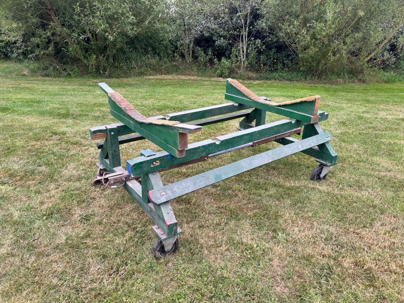 Prachtige demontabele houten boottrailer, Minder dan 1500 kg, Gebruikt, Minder dan 6 meter, Stallingstrailer