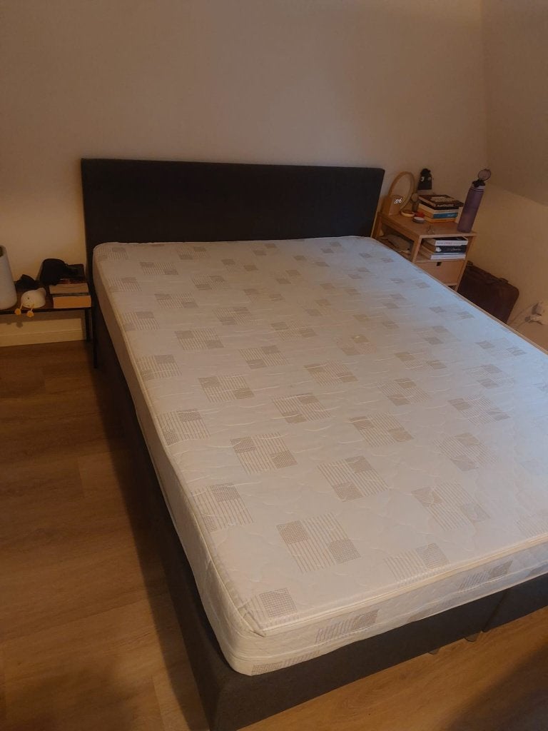 Wehkamp Complete Boxspring Malby 160x200, Huis en Inrichting, Ophalen, Gebruikt, Moderne Boxspring, Tweepersoons