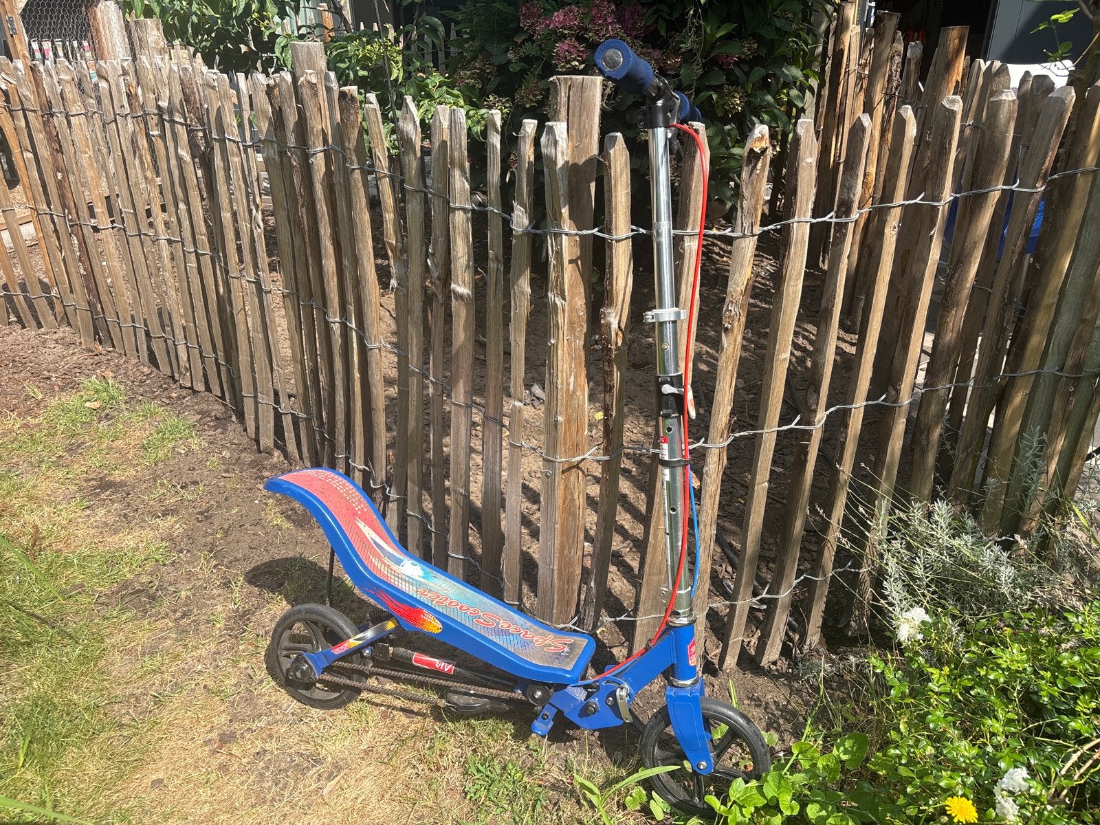 Space Scooter X590 Blauw - Gebruikt, Fietsen en Brommers, Steps, Ophalen, Gebruikt, Gewone step