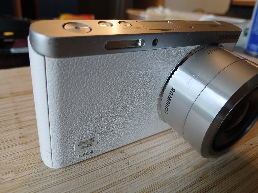 Samsung NX mini camera met 9-27 mm lens, Touchscreen, Ophalen of Verzenden, Zo goed als nieuw, 4 t/m 7 keer