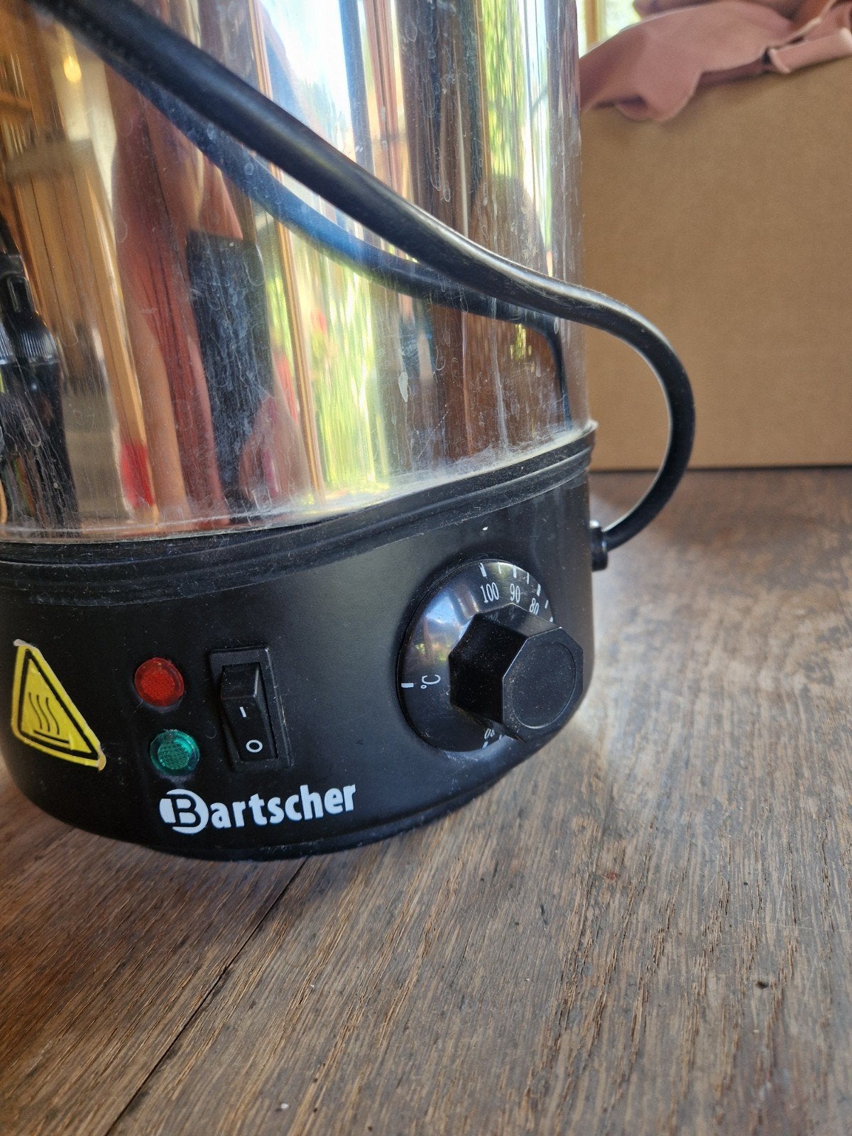 Nette Bartscher elektrische waterkoker 10 liter, Witgoed en Apparatuur, Waterkokers, 2 liter of meer, Ophalen, Gebruikt, Rvs