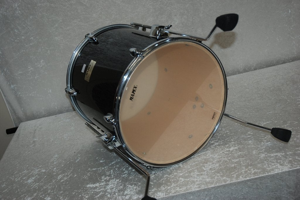 Mapex V serie Floortom zwart 16x16 inch  <26261712>, Gebruikt, ., Drums of Percussie, Ophalen of Verzenden