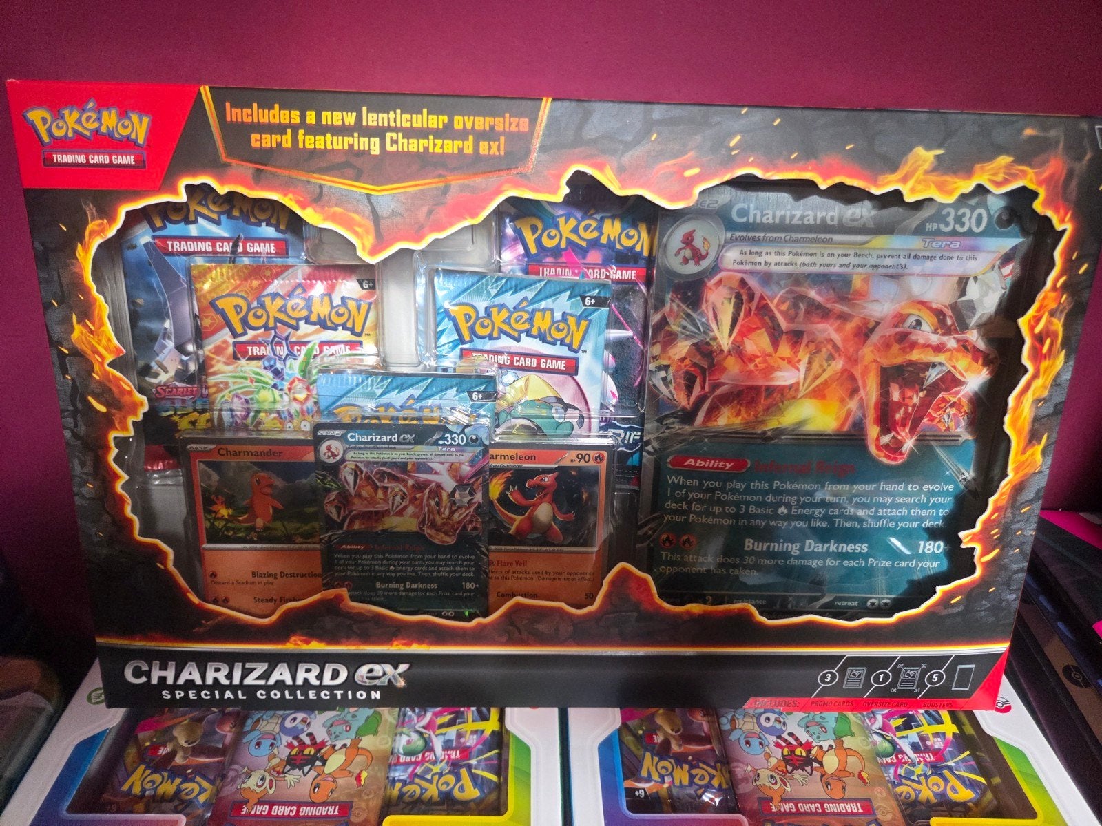 Dichte Charizard ex Special Collection Box Pokémon TCG, Ophalen of Verzenden, Nieuw, Overige typen
