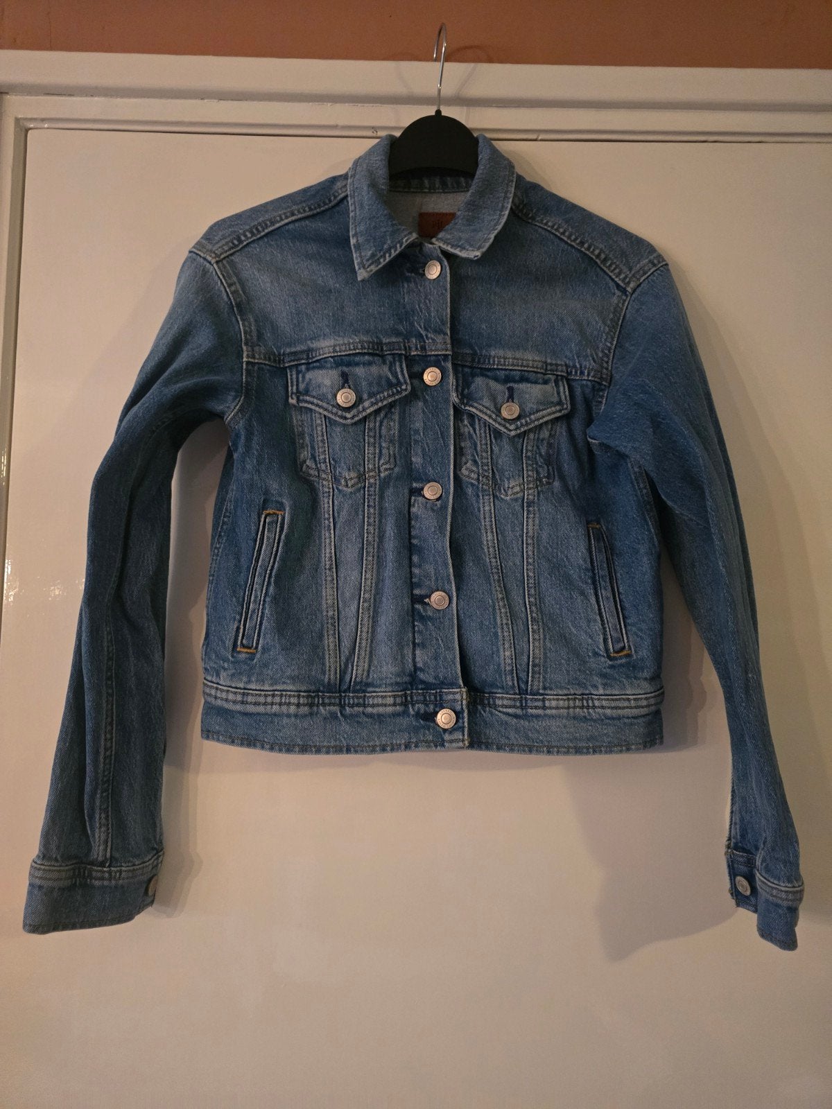 Ralph Lauren spijkerjas maat xs, Ophalen of Verzenden, Zo goed als nieuw, Maat 34 (XS) of kleiner, Blauw