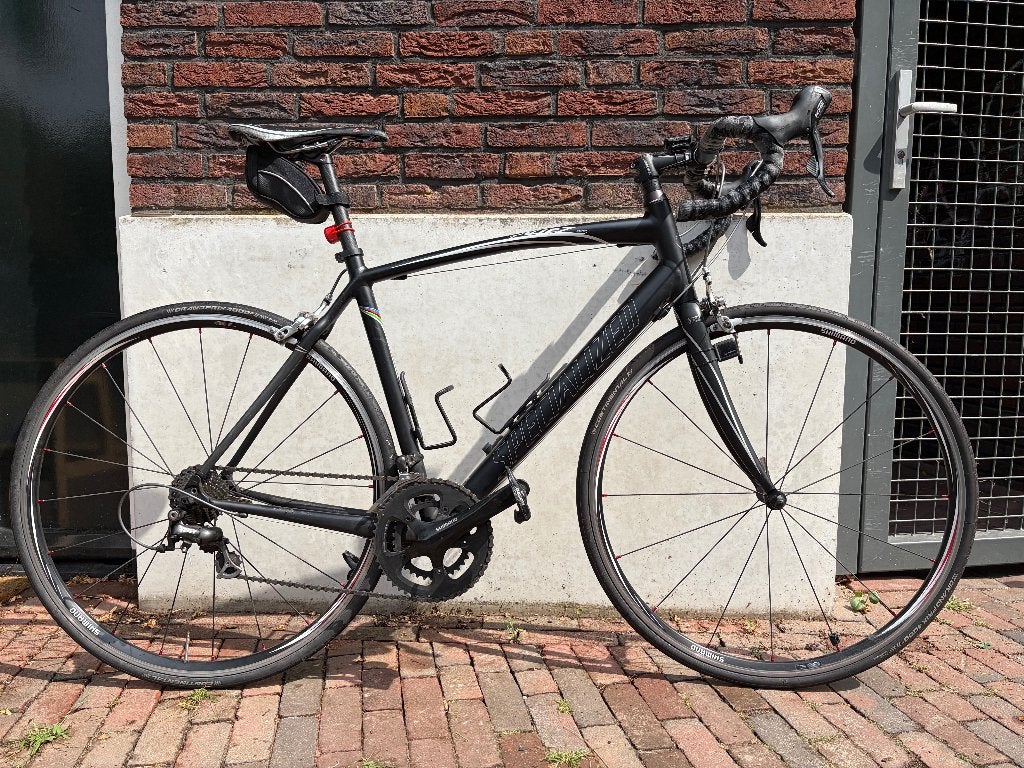 Specialized Allez racefiets (zwart) met Shimano 105 groepset, Fietsen en Brommers, Fietsen | Racefietsen, 28 inch, Gebruikt, Aluminium