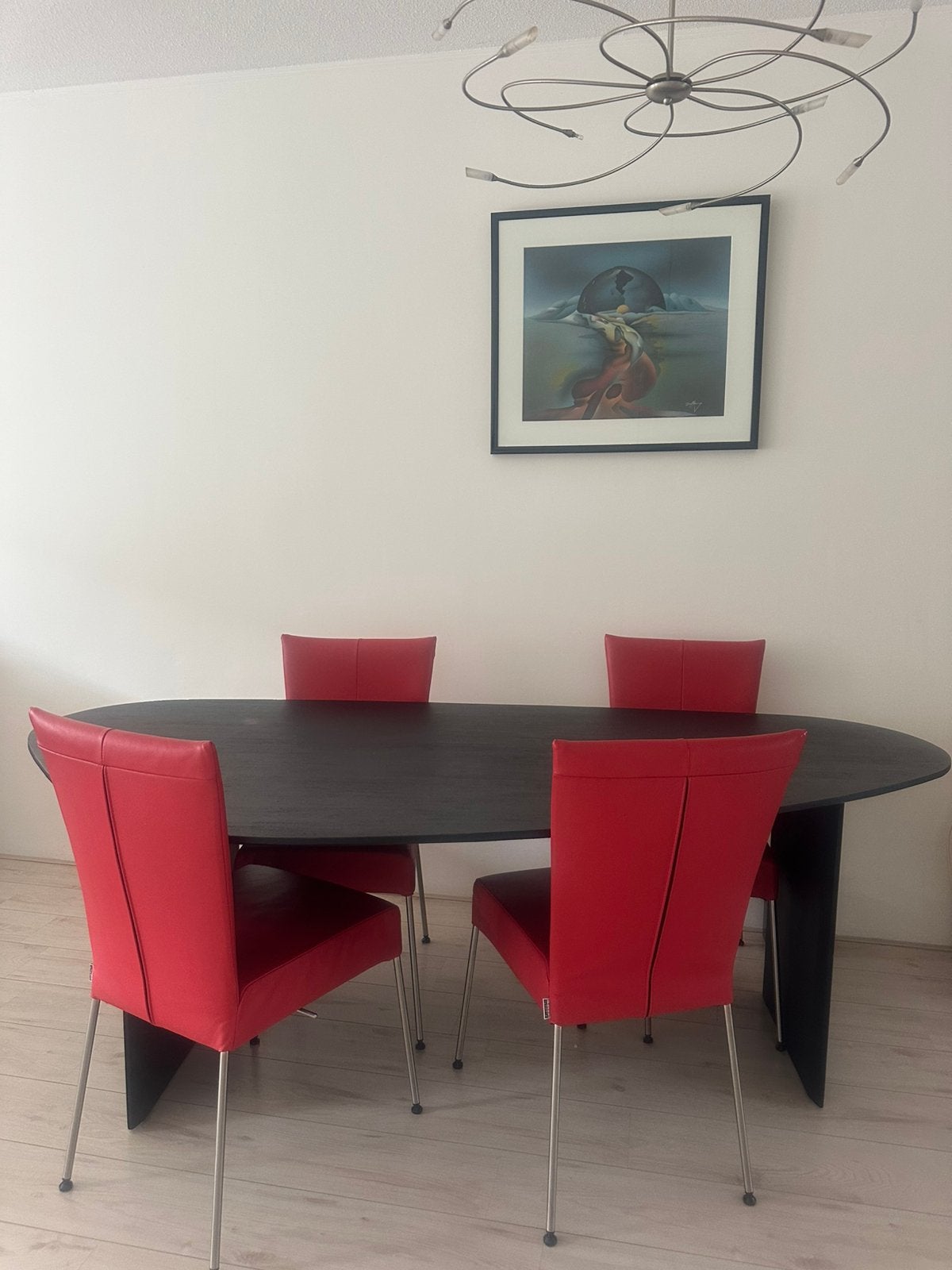 4 Framati design eetkamerstoelen, Huis en Inrichting, Complete eetkamers, Ophalen, Zo goed als nieuw, 4 tot 6 stoelen