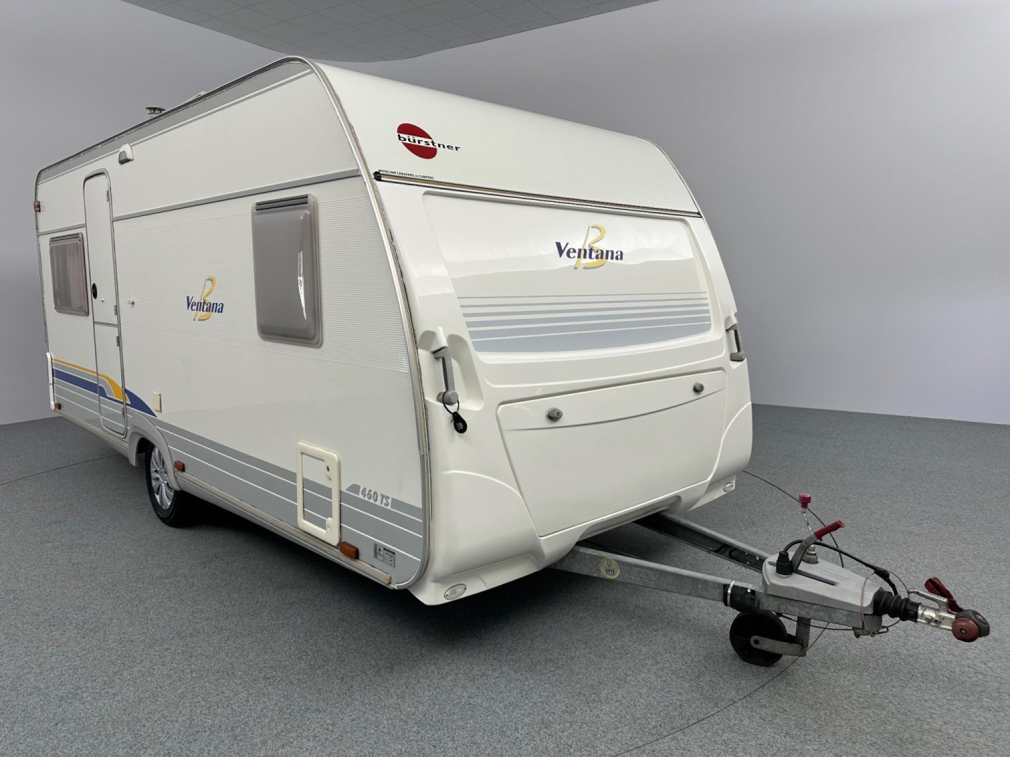 Bürstner Ventana 460 TS Mover Voortent Fietsendrager, Caravans en Kamperen, Bedrijf, Bürstner, 4 tot 5 meter, Lengtebed