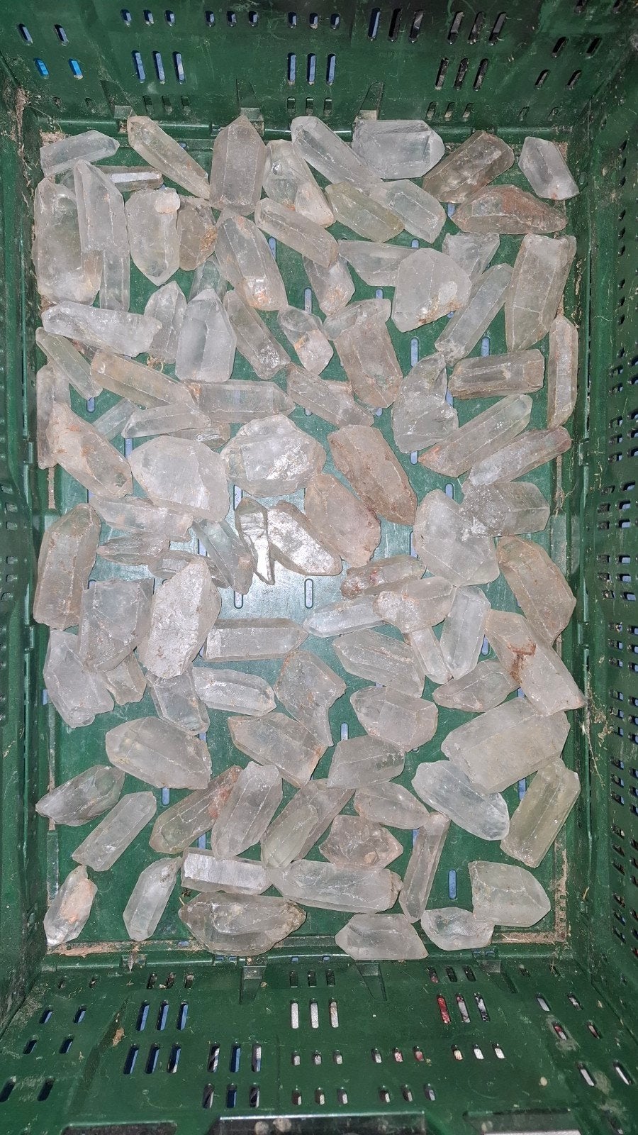 kwarts bergkristal grote partij, Verzamelen, Mineralen en Fossielen, Ophalen of Verzenden, Mineraal