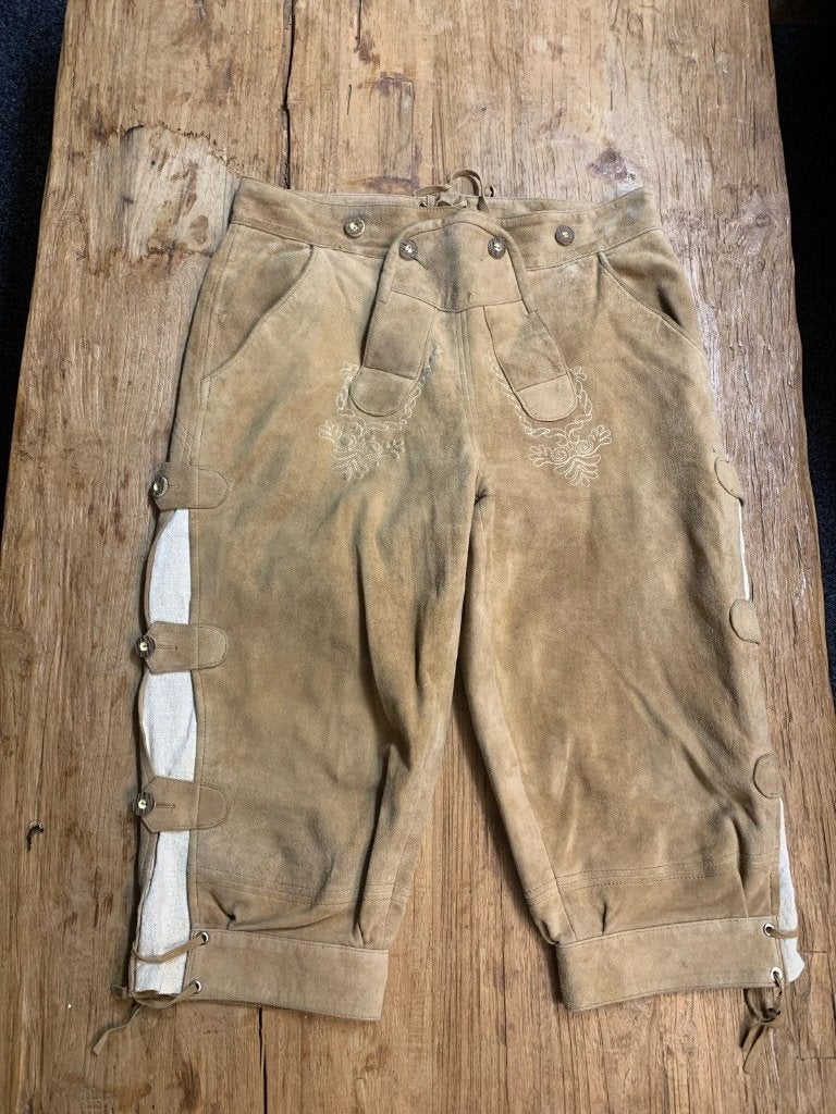Unisex originele Lederhosen kniebroek