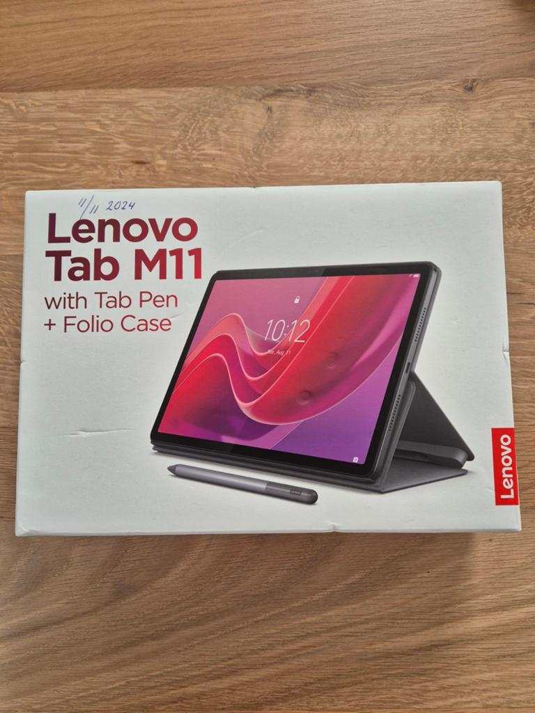 Lenovo Tab M11 met hoes, Computers en Software, Android Tablets, Zo goed als nieuw, 10 inch, Uitbreidbaar geheugen, Ophalen