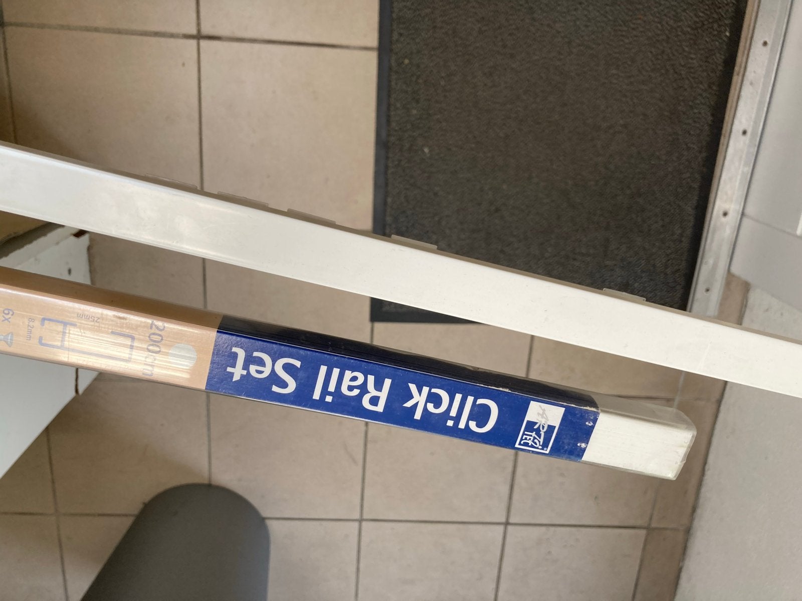 Click Rail Set - Ophangsysteem voor wanddecoratie, Ophalen, Metaal, Nieuw, Wit