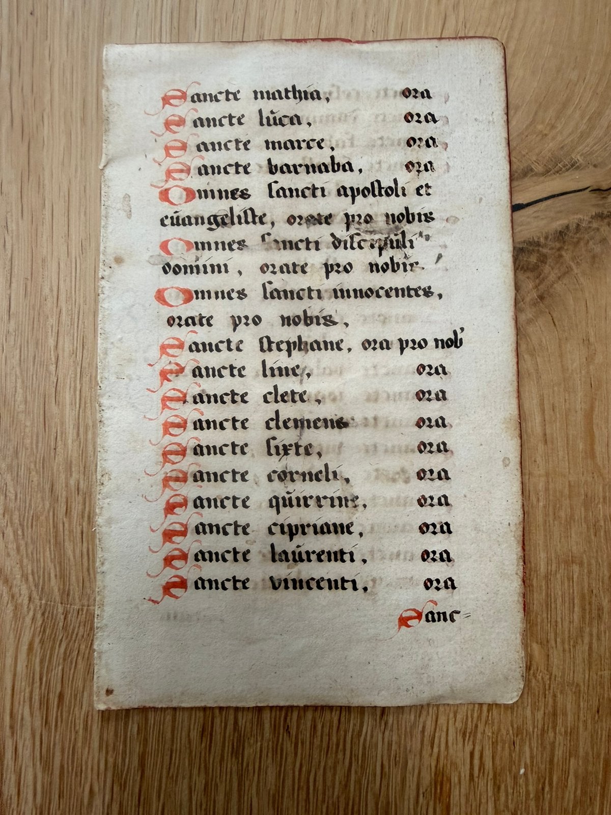 Pagina uit 16e eeuws Italiaans getijdenboek, Ophalen of Verzenden
