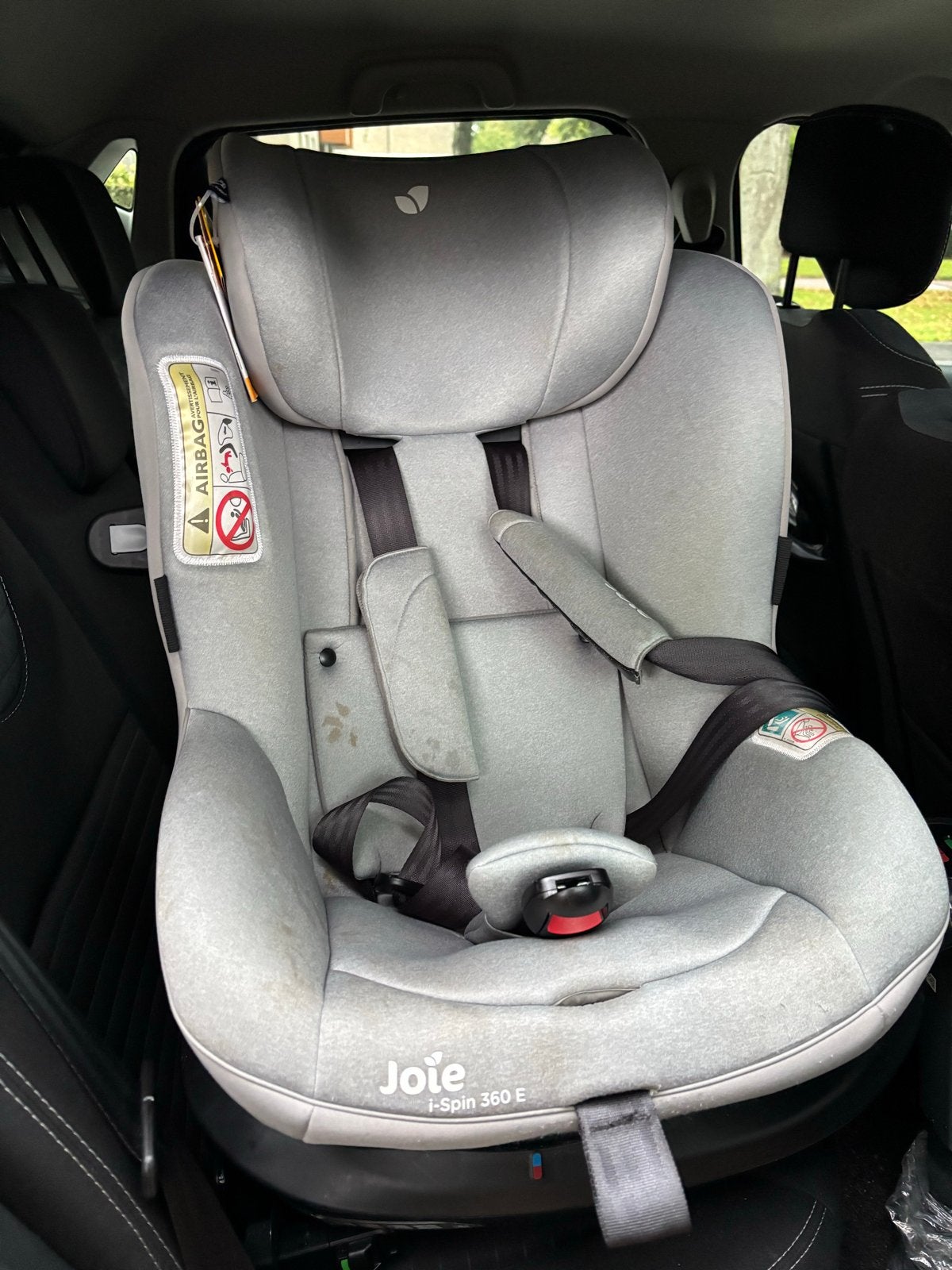 Joie i-Spin 360 E autostoel - Grijs, draaibaar, Gebruikt, 0 t/m 18 kg, Verstelbare rugleuning, Isofix