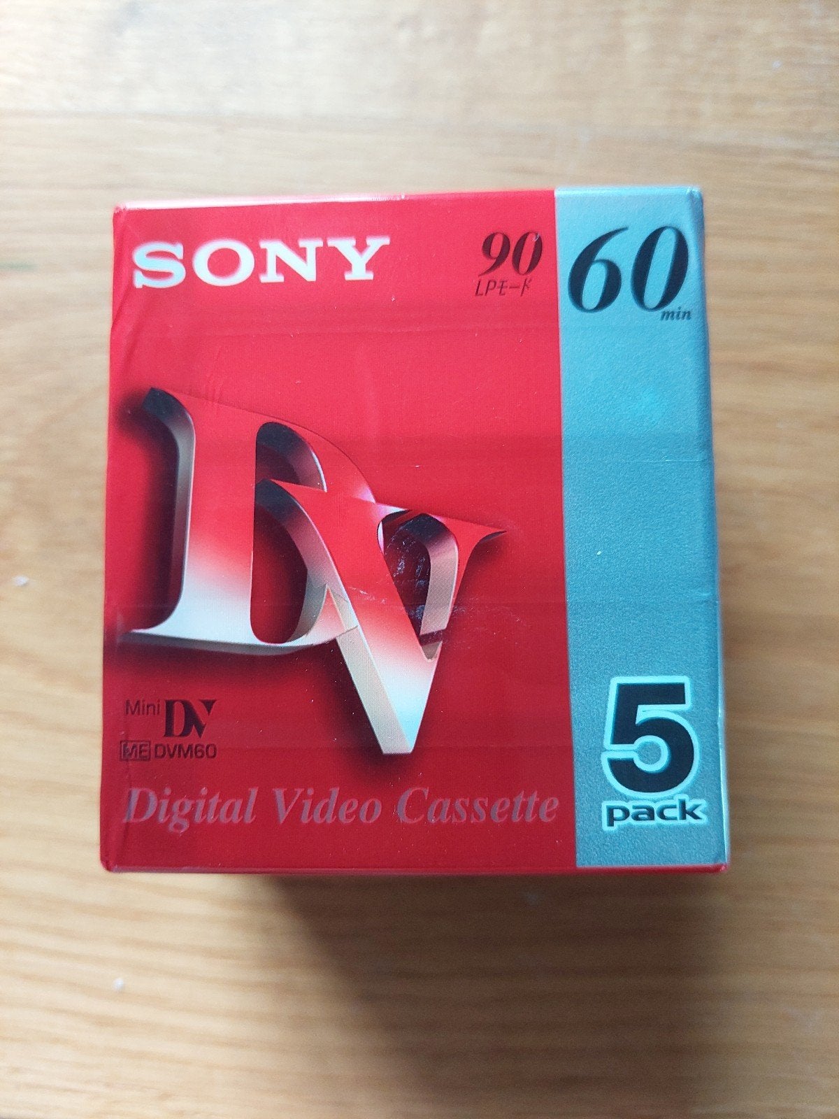 5-pack Sony MiniDV digitale videocassettes 5DVM60R3, Ophalen of Verzenden, Nieuw, Videoband