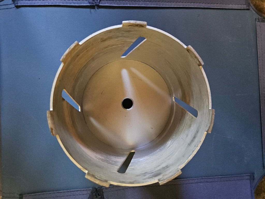 DIAMANTBOOR droog 162 mm rond en 170 mm lang, Ophalen of Verzenden, Gebruikt, Overige typen