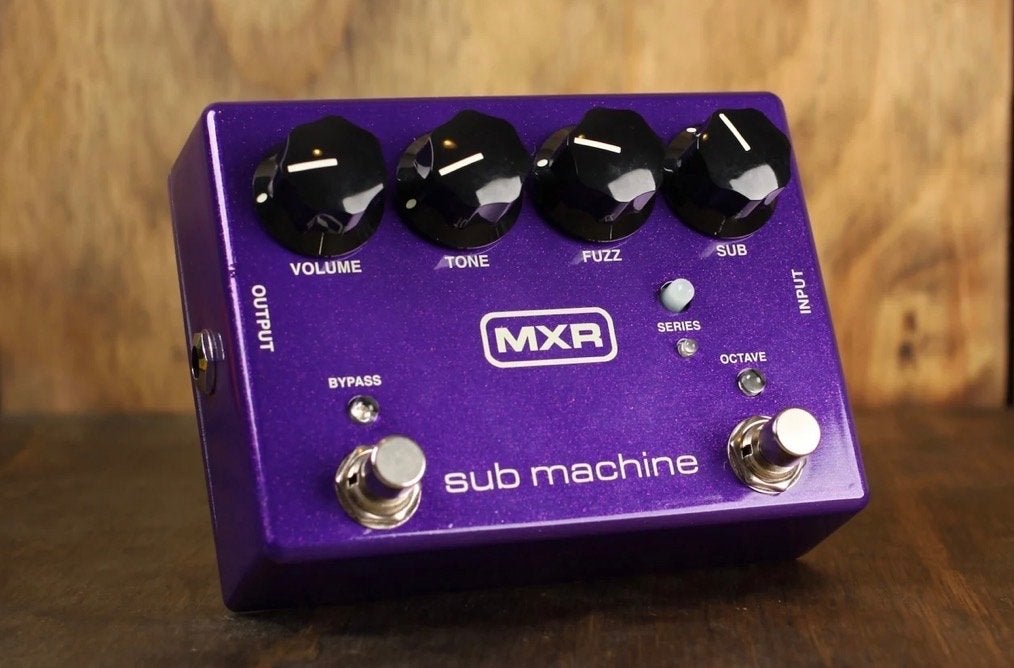 MXR Sub Machine Fuzz pedaal met doosje en adapter, Muziek en Instrumenten, Ophalen of Verzenden, Zo goed als nieuw, Distortion, Overdrive of Fuzz