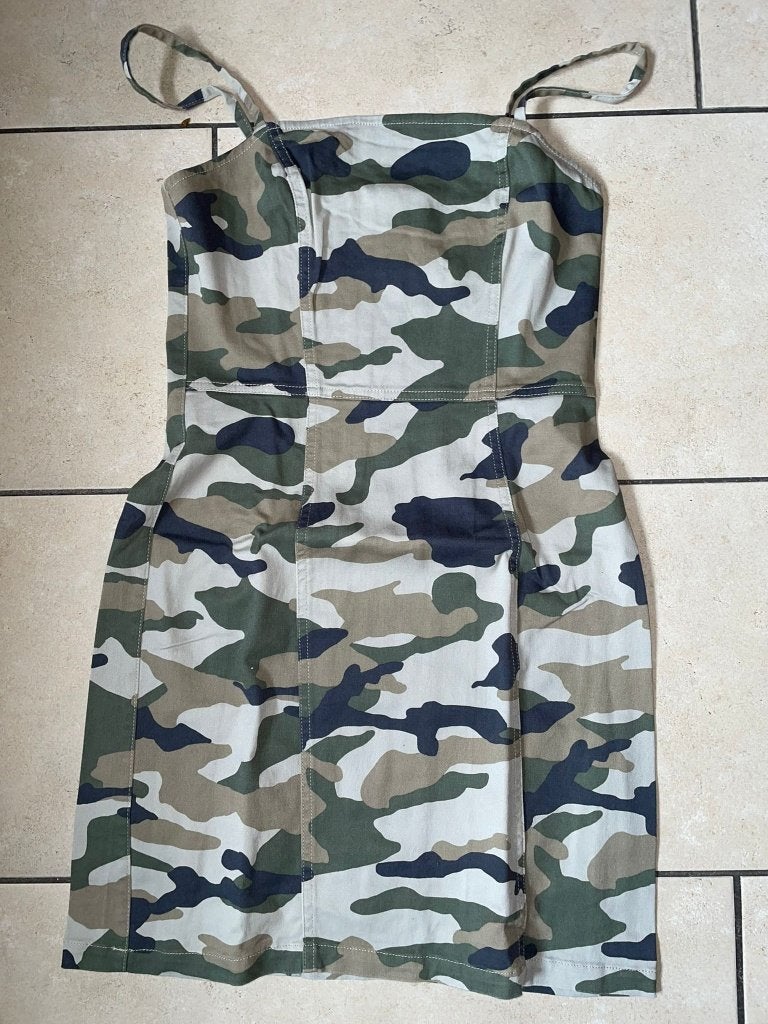 super leuk (leger) tuniek  maat 38  H&M divided, Maat 38/40 (M), H&M, Nieuw, Ophalen of Verzenden