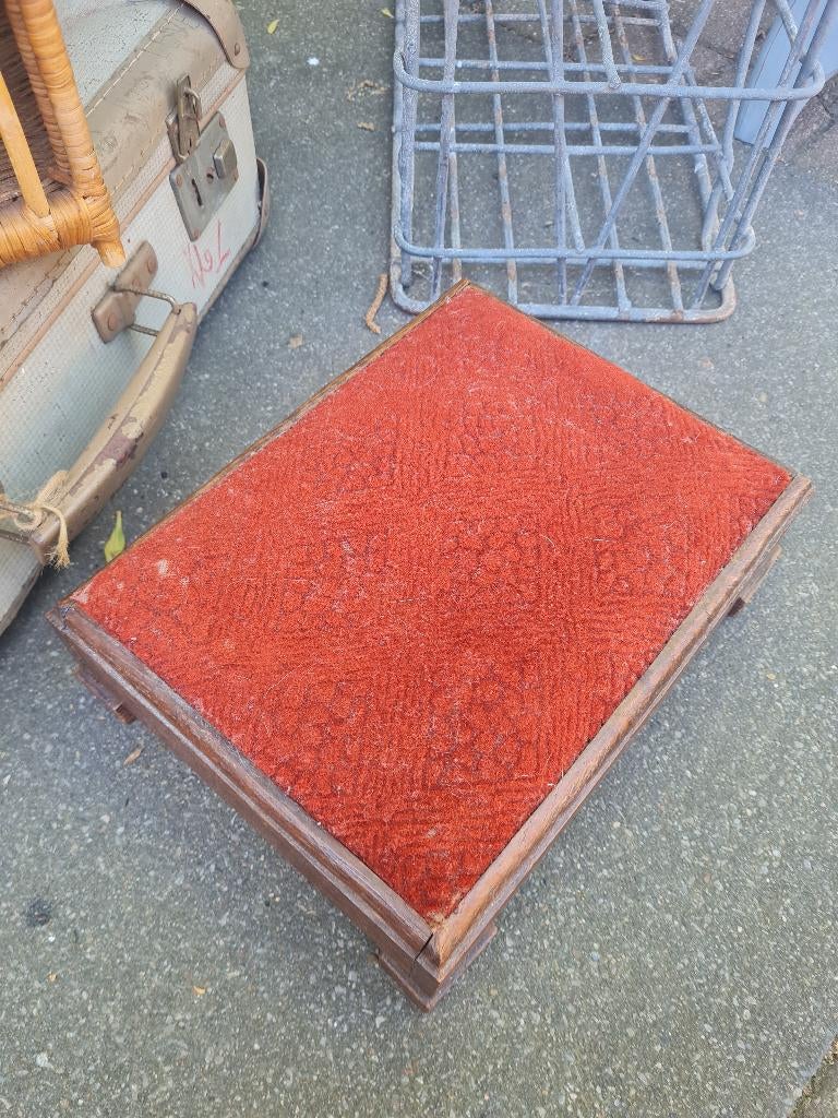 Vintage klein voetenbankje