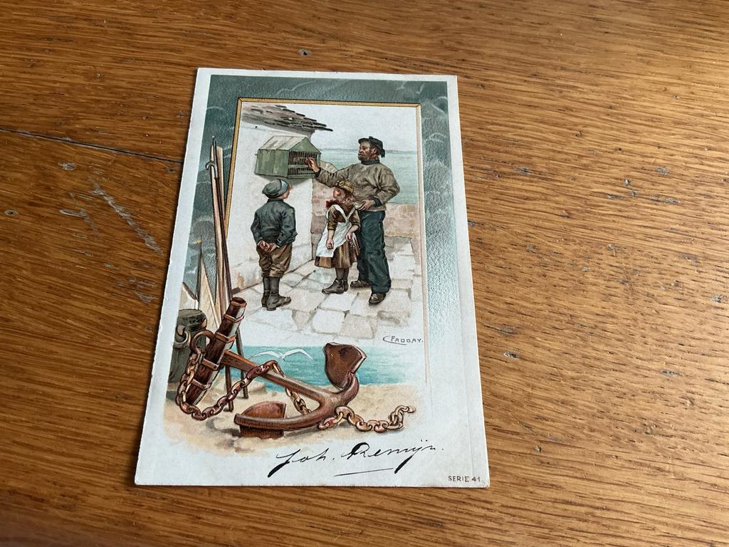 H31 Illustrator Fadday, Ophalen of Verzenden, Sterren en Beroemdheden