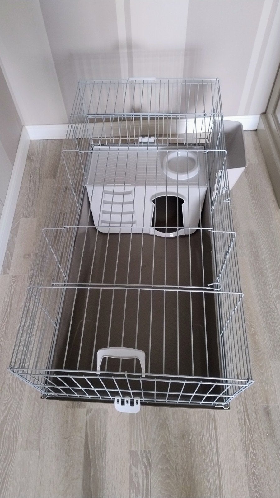 Te koop grijze konijnen/cavia kooi zgan, Dieren en Toebehoren, Kooi, 75 tot 110 cm, Cavia, Ophalen