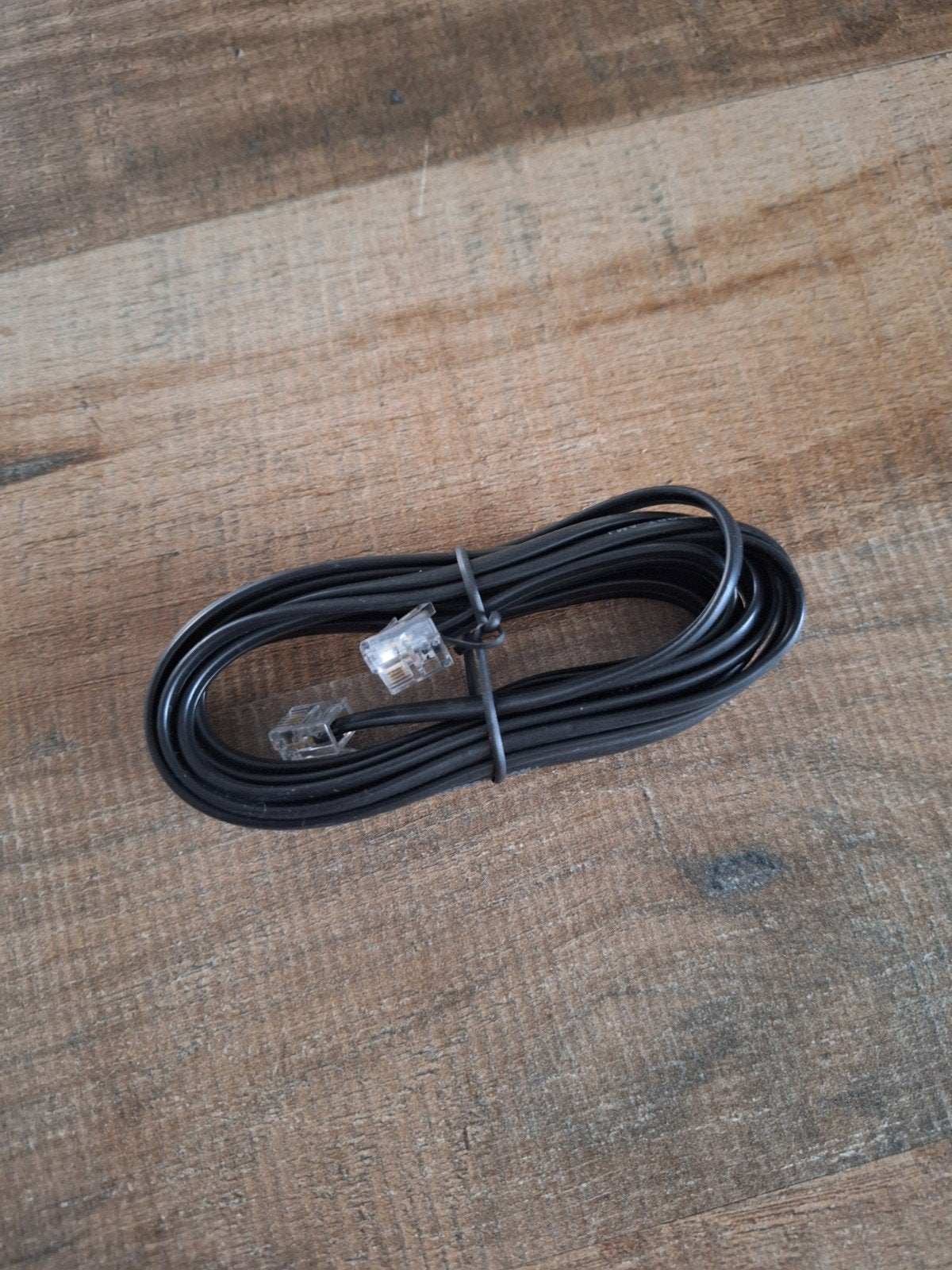 Telefoonkabel / DSL-kabel - Zwart, Ophalen of Verzenden, Nieuw