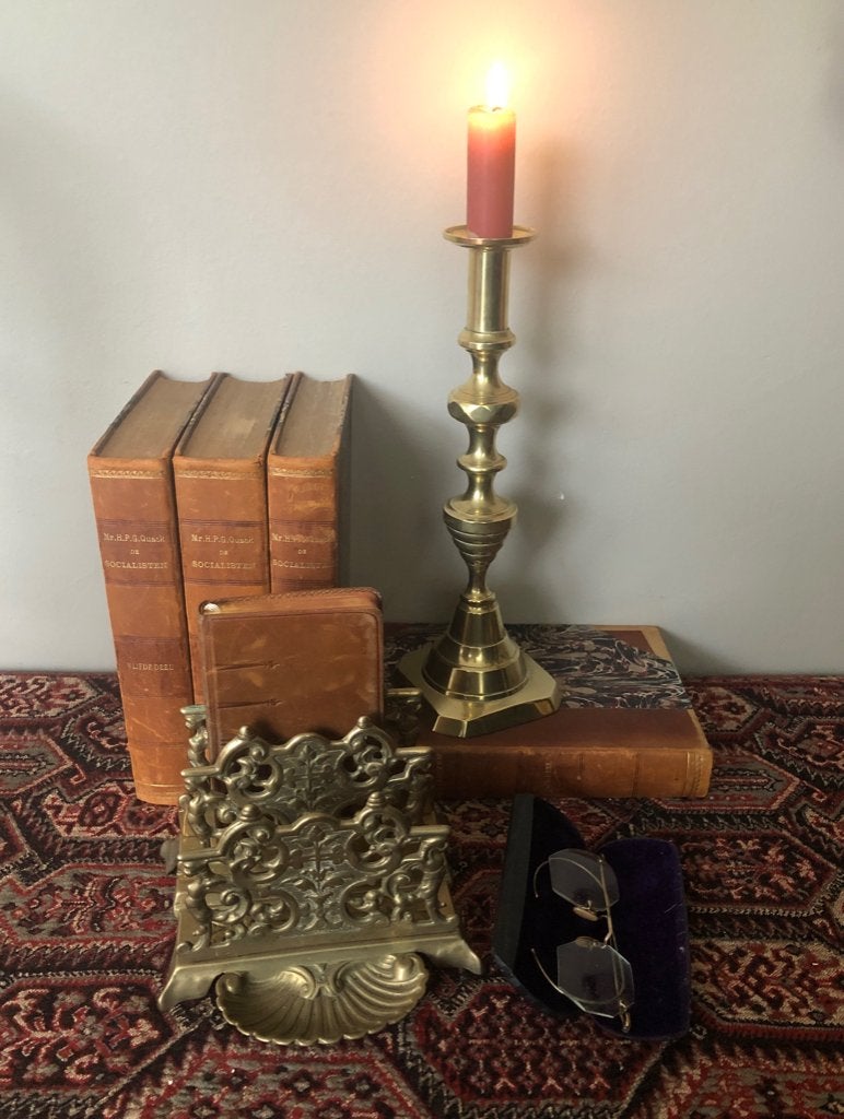 Barok koperen brievenstandaard, Antiek en Kunst, Ophalen of Verzenden