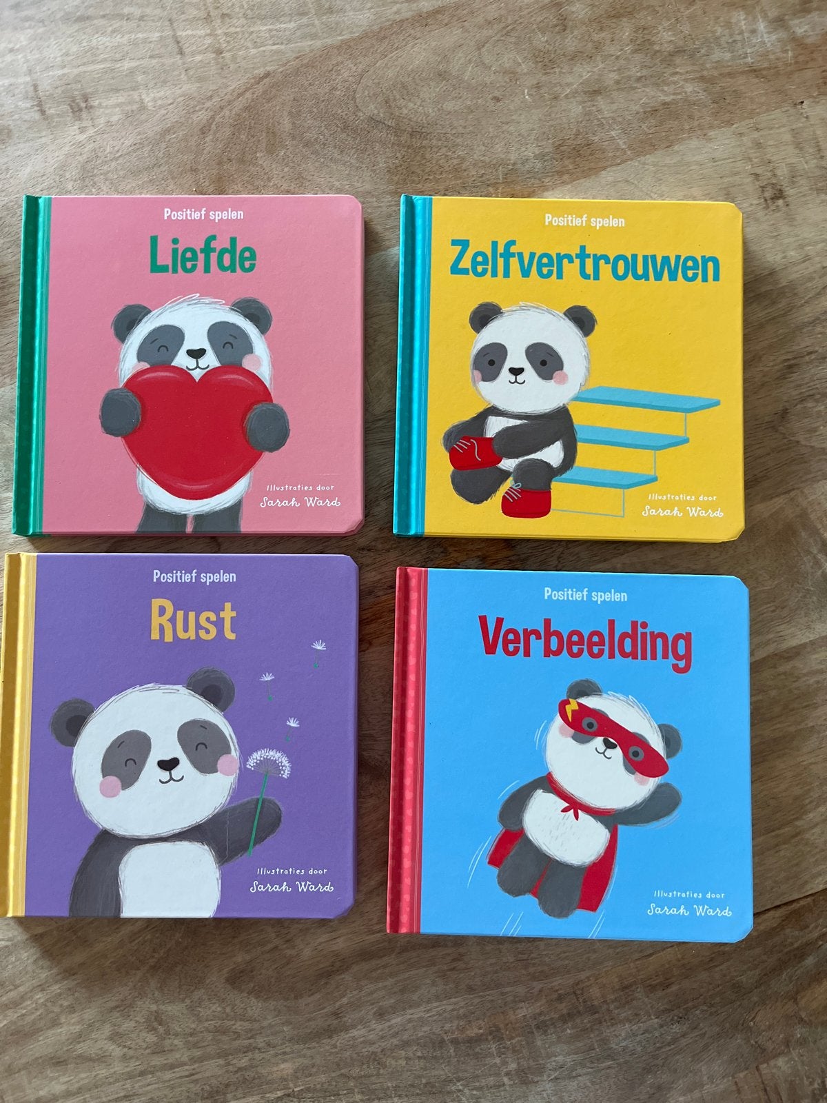 Positief Spelen Boekenset: Liefde, Zelfvertrouwen, Rust, Ver, Ophalen of Verzenden, Nieuw, 1 tot 2 jaar
